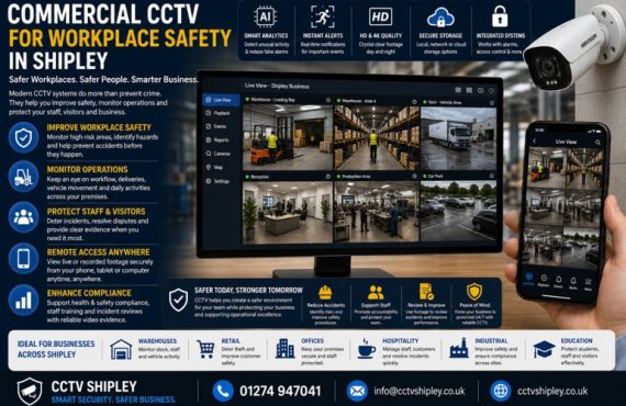 How Shipley Businesses Are Using CCTV to Improve Workplace Safety