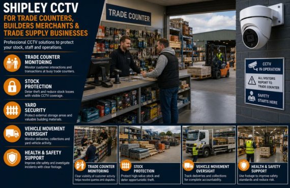 Shipley CCTV for Trade Counters, Builders Merchants and Trade Supply Businesses