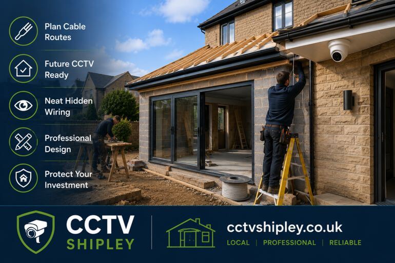 Planning a Home Extension in Shipley? Don’t Forget CCTV Cable Routes